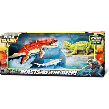 Primal Clash! Monštrá z hlbín dino set 27 cm