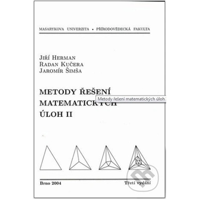 Metody řešení matematických úloh II