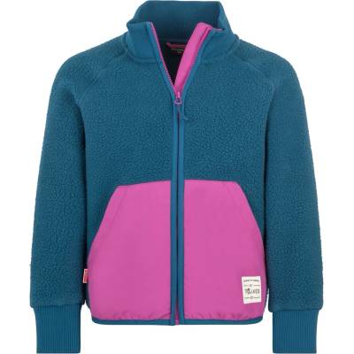 TROLLKIDS Детско поларено яке Trollkids Girl's Vega Jacket Fleece jacket - Madeira Blue / Bright Berry - размер 140 (EU) (703-6157-0317)