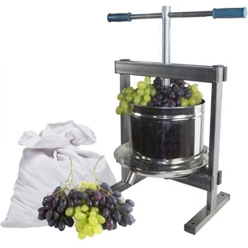 ELEFANT Преса за грозде Vilen Inox, 10 L, двойна вана (4948)