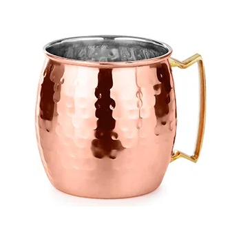 Image 1 of Horecano Мини шот/сосиера с релеф и медно покритие 4.50cm x 5.50cm - 70 ml(SG-84388) (01084114)