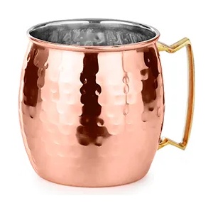 Horecano Мини шот/сосиера с релеф и медно покритие 4.50cm x 5.50cm - 70 ml(SG-84388) (01084114)