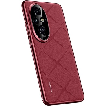 GKK Кожен Калъф за Honor 200, Slim Leather Case, Червен (5966011019802)