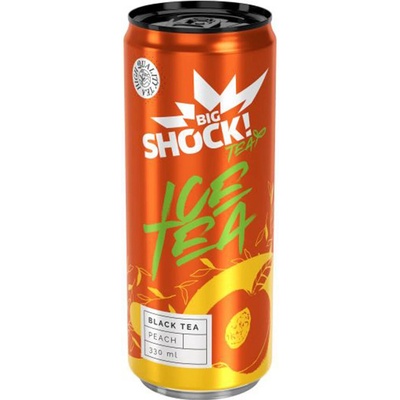 Big Shock! Ice Tea Black Tea Peach 330 ml