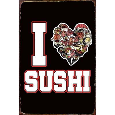 Ceduľa I Love Sushi