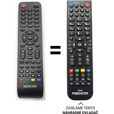 Diaľkový ovládač Emerx Sencor SLE 43US400TCS