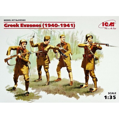 ICM Greek Evzones 1940–1941 4 figurky 1:35