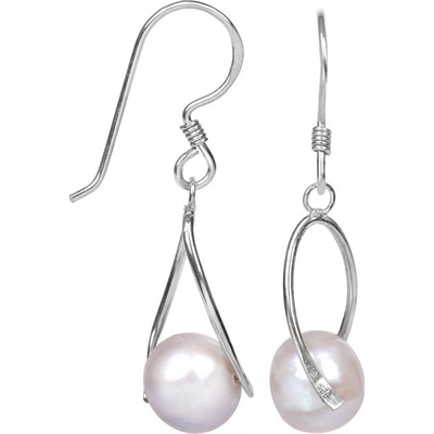 Jwl Jewellery náušnice s pravou perlou JL0110