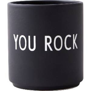 Design Letters Чаша халба Favourite YOU ROCK черна (10101002BKYOUROCK)