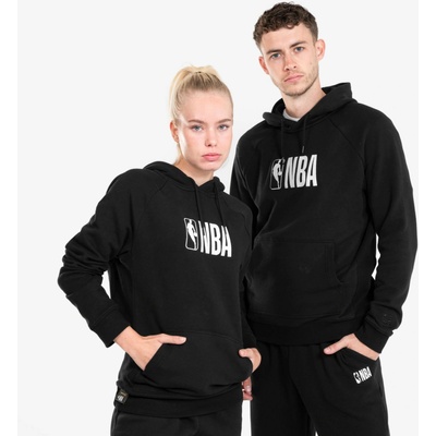 Tarmak detská mikina s kapucňou 900 NBA čierna