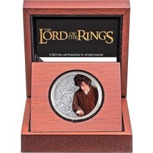 New Zealand Mint strieborná minca Lord of the Rings Frodo Baggins 2021 1 Oz