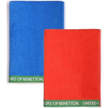 Benetton Хавлиена кърпа Benetton Towel 2 units - Green (Blue / Red)
