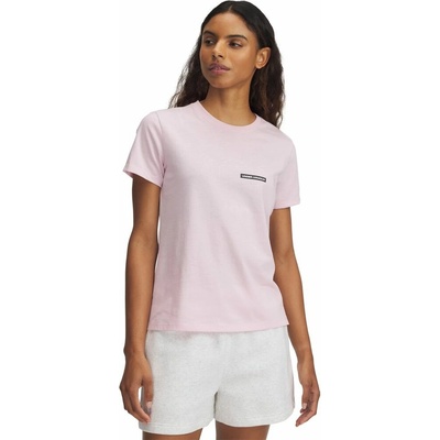 UNDER ARMOUR UA Rival Outline SS růžová