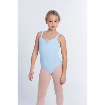 Intermezzo trikot s riasením Bodydanmer 31232 svetlo modrý