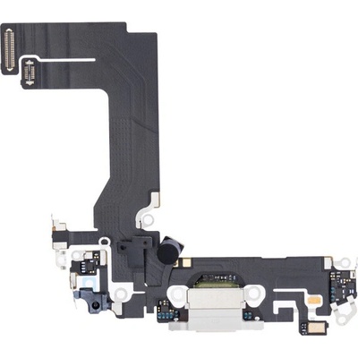 AppleKing nabíjecí a audio flex konektor pro iPhone 13 mini - bílý