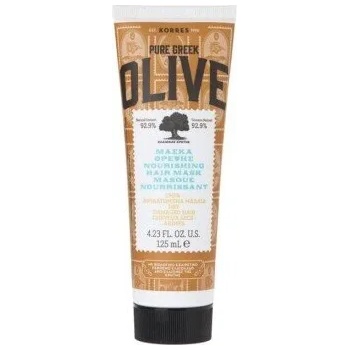 KORRES Подхранваща маска за суха-дехидратирана коса , Korres Pure Greek Olive Nourishing Hair Mask (125ml)