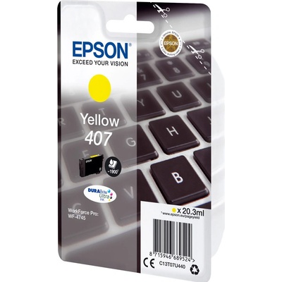 Epson 407 Yellow - originálny