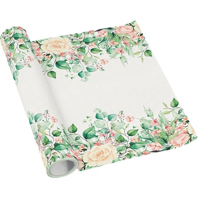 Airlaid Středový pás Flower Moments 455673 40cmx24m – Zboží Dáma
