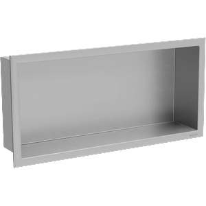 Mexen X-Wall-R нишева етажерка с фланец 45 x 20 см, инокс - 1910452010 (1910452010)
