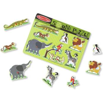 Image 1 of Melissa & Doug Пъзел със звуци Melissa and Doug Zoo с животни