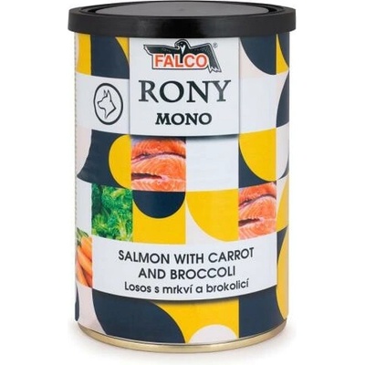 Rony Mono konzervy s lososem s mrkví a brokolicí 6 x 400 g