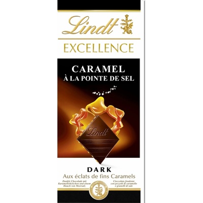 Lindt Excellence s karamelem a Fleur de Sel 100 g