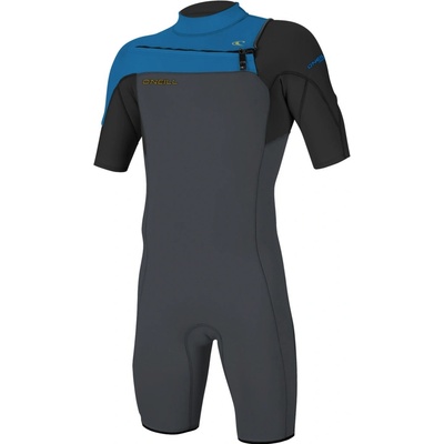O'Neill Hammer Chest Zip 2mm S/S Spring graphite/black/ocean