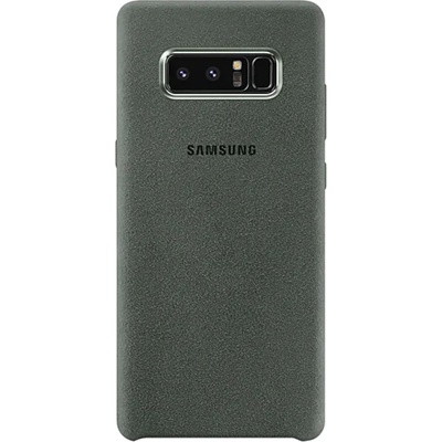 Samsung Оригинален Кожен Калъф за Samsung Note 8 Alcantara Cover Case EF-XN950AKEGWW, Зелен (EF-XN950AKEGWW)