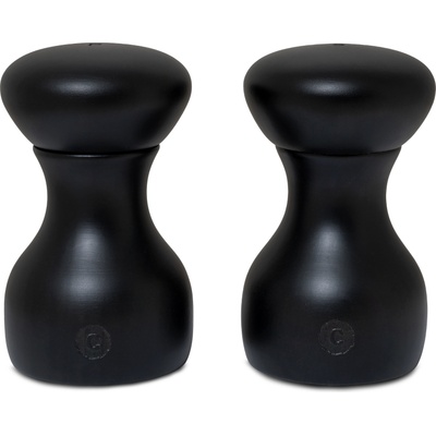 Crushgrind Мелнички за сол и пипер Lyon от буково дърво черни 2 бр (070380-0099-2PC)