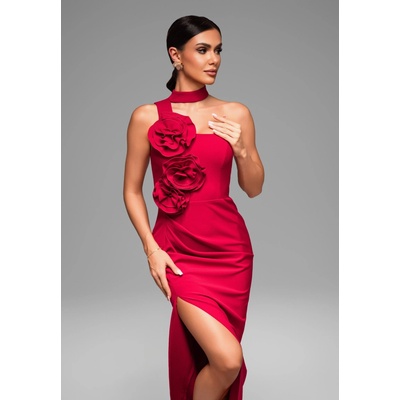 Edoti Evening dress LA-OM červená