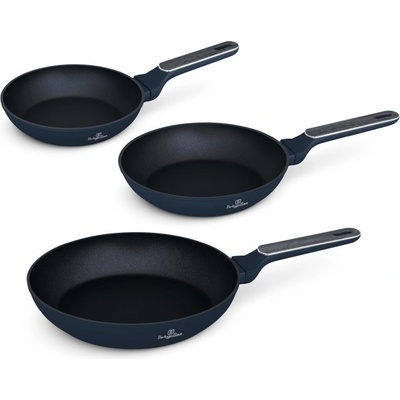 BERLINGERHAUS Sada pánví s titanovým povrchem 3 ks Deep Sea Collection BH-8379