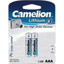 CAMELION LITHIUM AAA 2ks 19000203