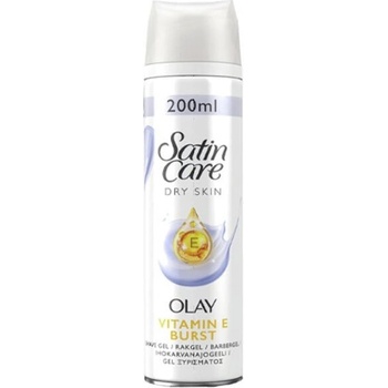 Gillette Satin Care Dry Skin Olay Vitamin E gél na holenie 200 ml