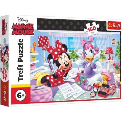 Trefl Minnie Mouse Den s nejlepšími přáteli skládačka 41 x 27,5 cm 160 dílků