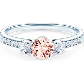 Image 1 of SAVICKI Годежен пръстен Dream: бяло злато, морганит