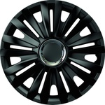 MEGA DRIVE Тасове за джанти mega drive black whith chrome ring royal 15 (5233)