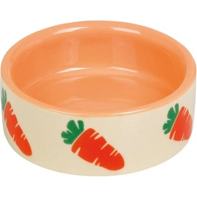 Nobby CARROT keramická miska pre hlodavce 7,5 x 2,5 cm