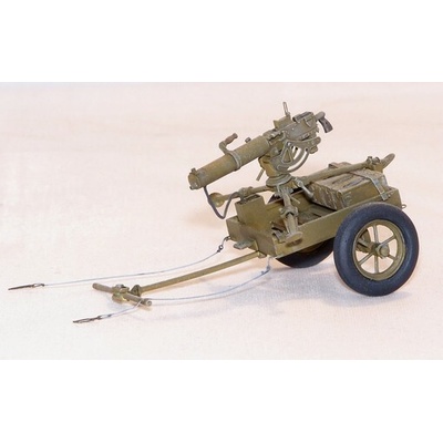 Plus Model U.S. Hand cart M3A1 with Browning 1:35