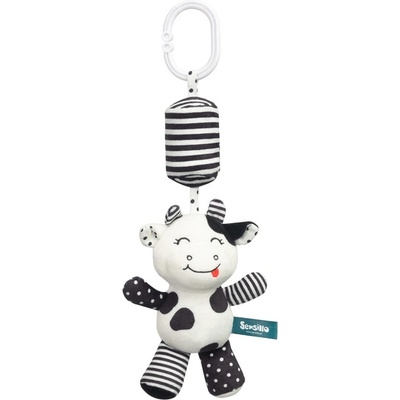 Sensillo Играчка За Количка Черно-Бяла Кравичка Sensillo Sensillo