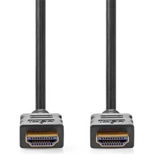 Nedis CVGL34060BK200 ultra HD HDMI кабел, HDMI щепсел - щепсел, 4K60Hz, ARC, 18 Gbps, позлатени конектори, дължина 20 м (CVGL34060BK200)