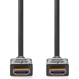 Nedis CVGL34060BK200 ultra HD HDMI кабел, HDMI щепсел - щепсел, 4K60Hz, ARC, 18 Gbps, позлатени конектори, дължина 20 м (CVGL34060BK200)
