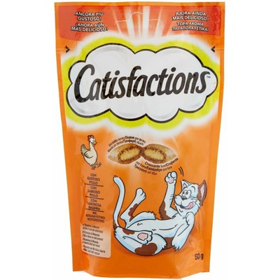Catisfactions chrumkavé maškrty s lahodnou kuracou príchuťou 60 g