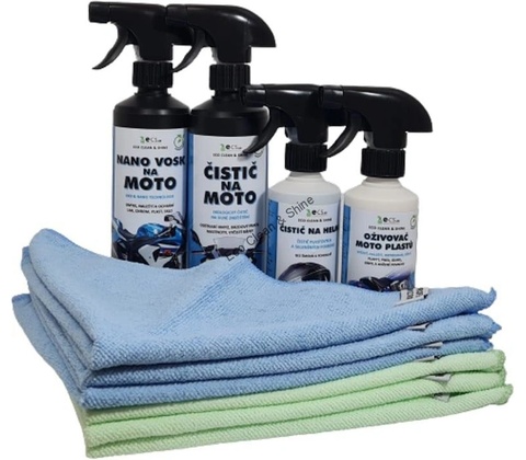 E-CS Nano kosmetika na motorku v sadě 3 x 500 ml