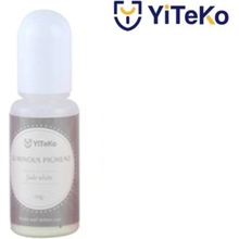 YiTeKo Svítící pigment do pryskyřice 07 nefritově bílá 10 ml