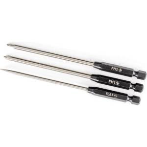 Traxxas бит плосък и кръстат (3mm, PH #1, PH #2)
