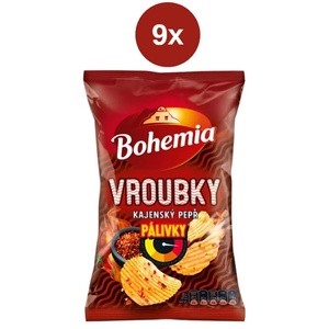 Bohemia Interactive Бохемия зръбки люти чушки кайенски пипер 9x120 г