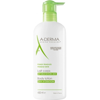 A-Derma Les Indispensables Body Lotion 24H Hydration hydratačné telové mlieko 400 ml