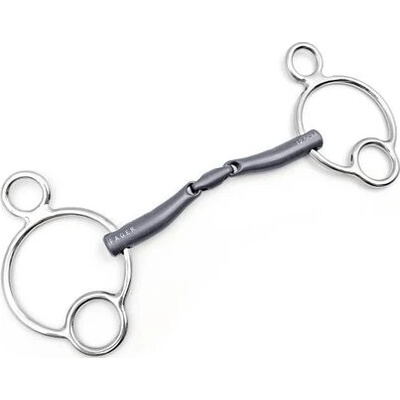 Fager MARIA zubadlo 2,5 rings dvakrát lomené Titanium