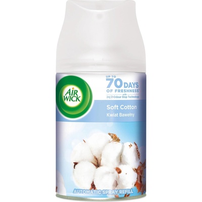 Air Wick Freshmatic náhradná náplň do automatického osviežovača vzduchu, s vôňou sviežej bavlny, 250 ml