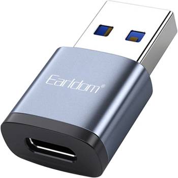 Earldom Преходник Earldom ET-OT61, Type-C F към USB 3.0, Сив - 40211 (40211)